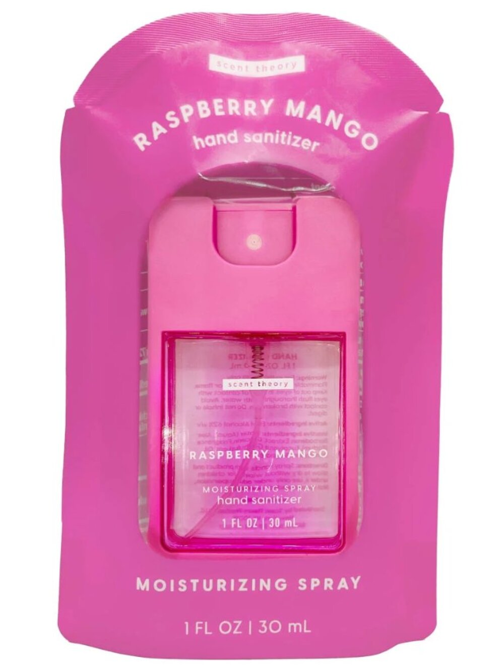 ✨ Scent Theory Moisturizing Spray Hand Sanitizer 1 oz (30 mL) - Raspberry Mango
